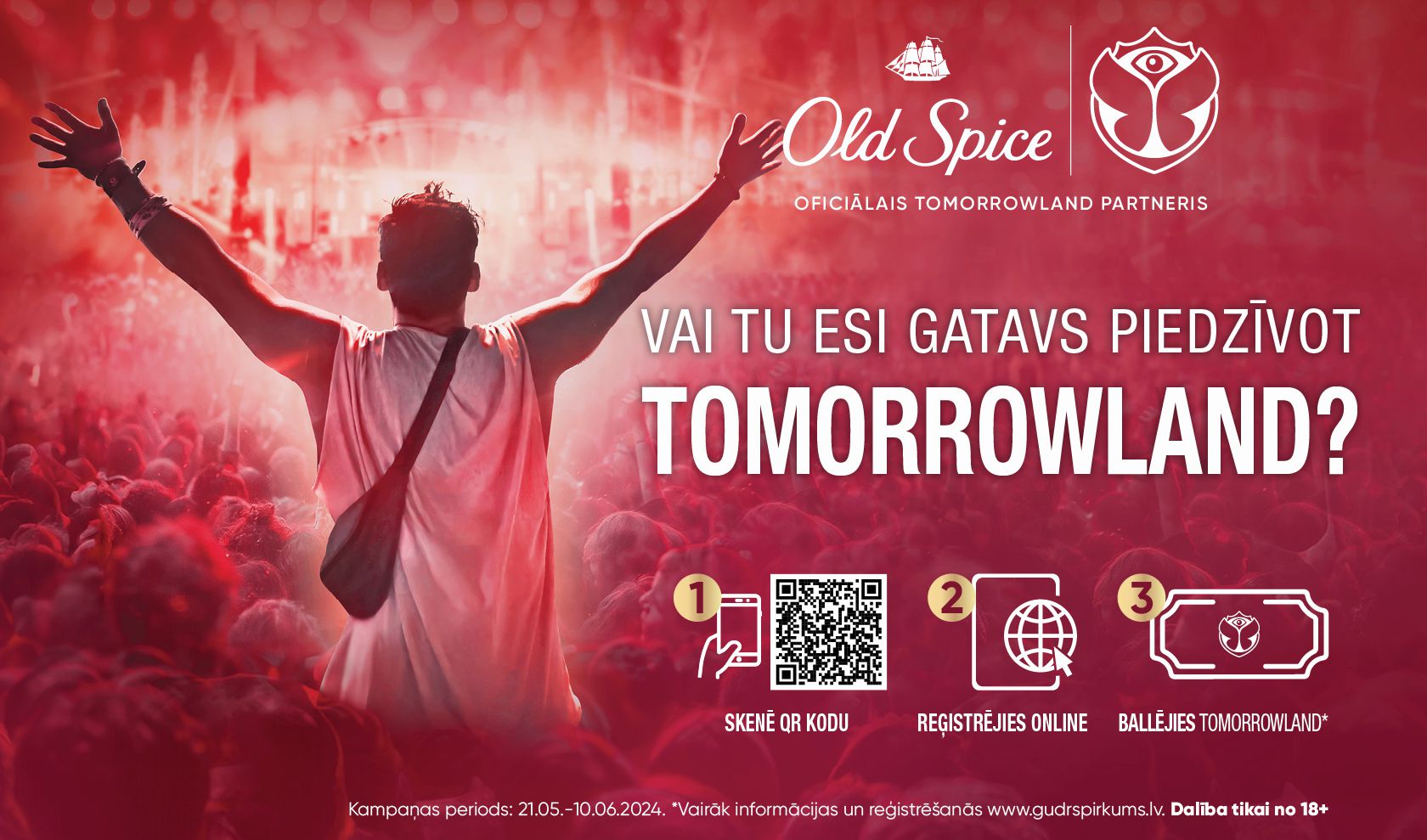 OLD Spice un TOMORROWLAND Kampaņa 